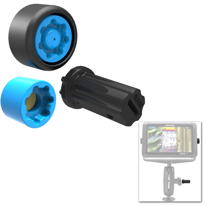 Load image into Gallery viewer, RAP-S-NUT5-GU - RAM Mounts Pin-Lock Security Kit for D & E Size Socket Arms and Gimbal Brackets