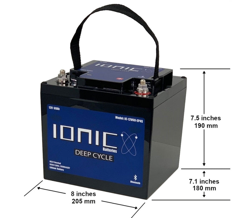 Chargez l'image dans la visionneuse de la galerie, Batterie à décharge profonde 12V 60Ah avec Bluetooth