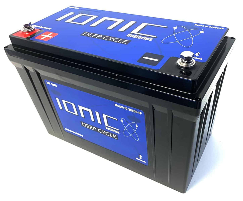 Chargez l'image dans la visionneuse de la galerie, Batterie à décharge profonde 24V 50Ah avec Bluetooth