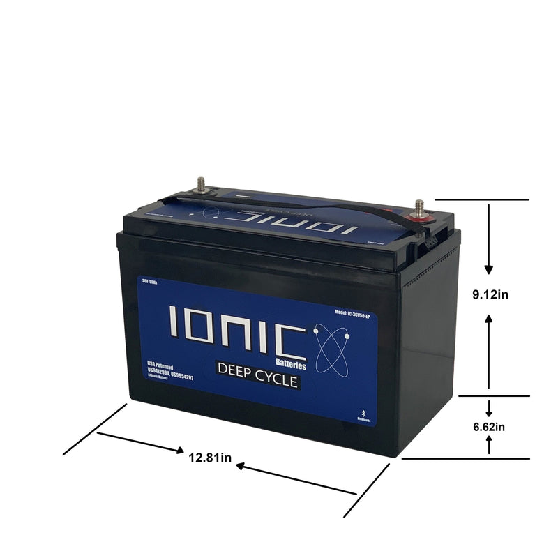Chargez l'image dans la visionneuse de la galerie, Batterie à décharge profonde 36V 50Ah avec Bluetooth