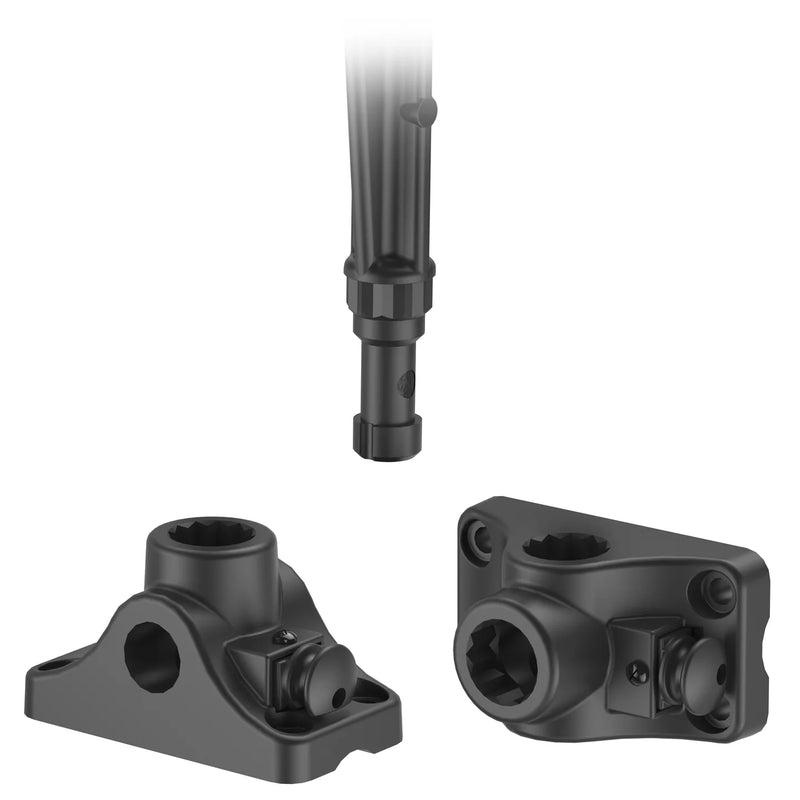 Load image into Gallery viewer, RAM-114BMPU - RAM-ROD Combination Bulkhead/Flat Surface Base with Plunger for Spline Posts