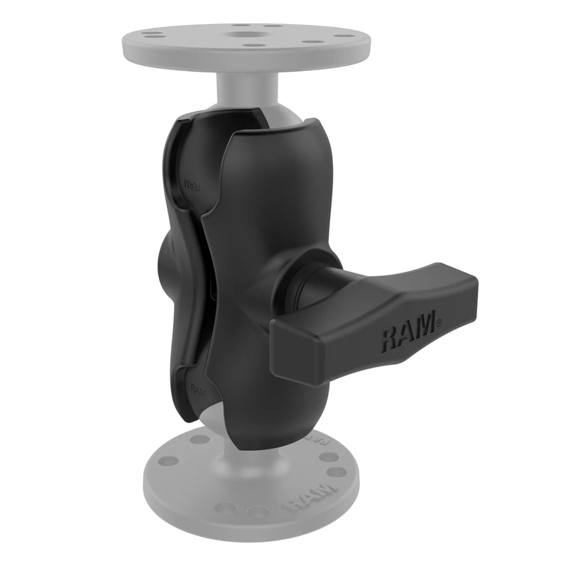 Load image into Gallery viewer, RAM-201U-B - RAM Mounts Short Double Socket Arm for 1.5" Ball