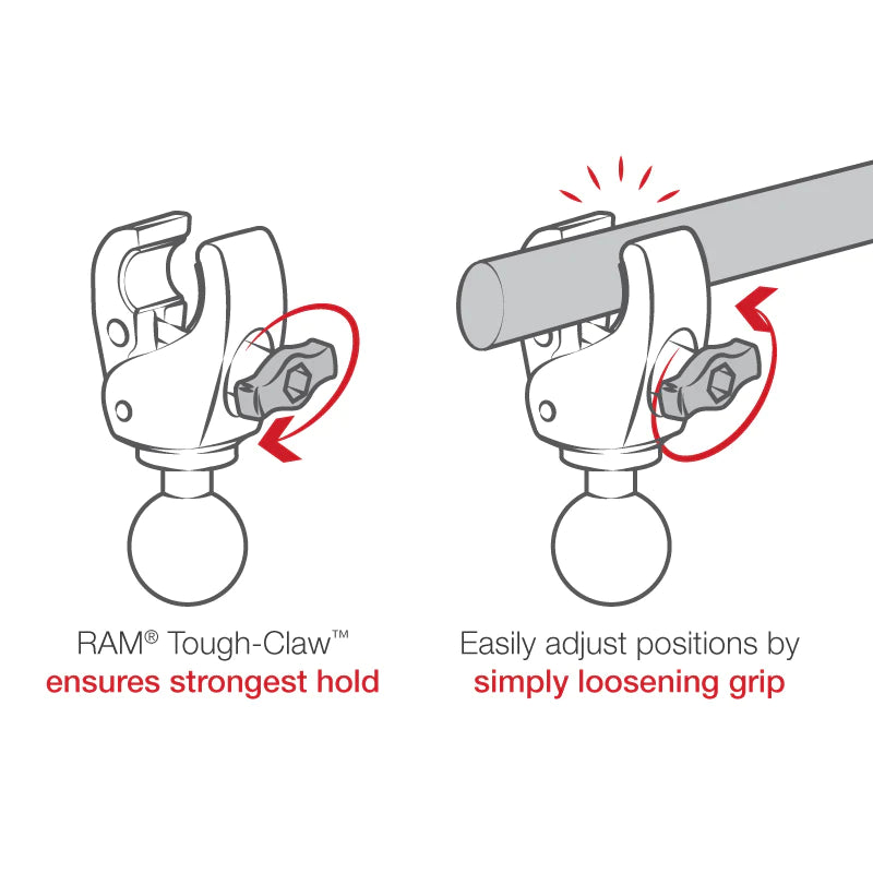 Load image into Gallery viewer, RAP-400-202U - RAM Mounts Trolling Motor Stabilizer with Tough-Claw