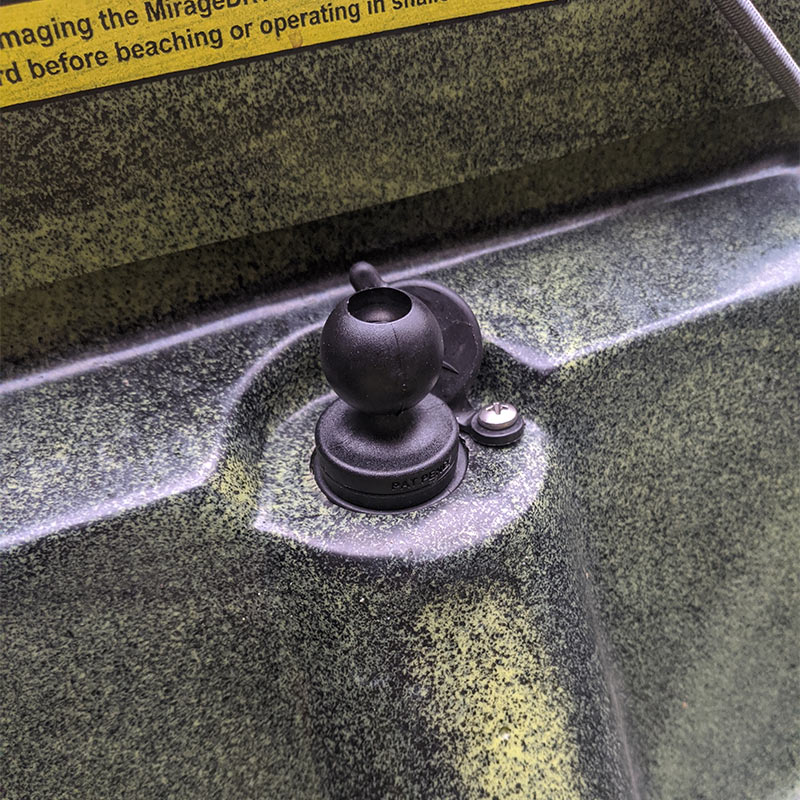 Chargez l'image dans la visionneuse de la galerie, RAP-B-354U - Adaptateur de boule de 1" RAM Mounts pour base Scotty et Hobie Sail Port
