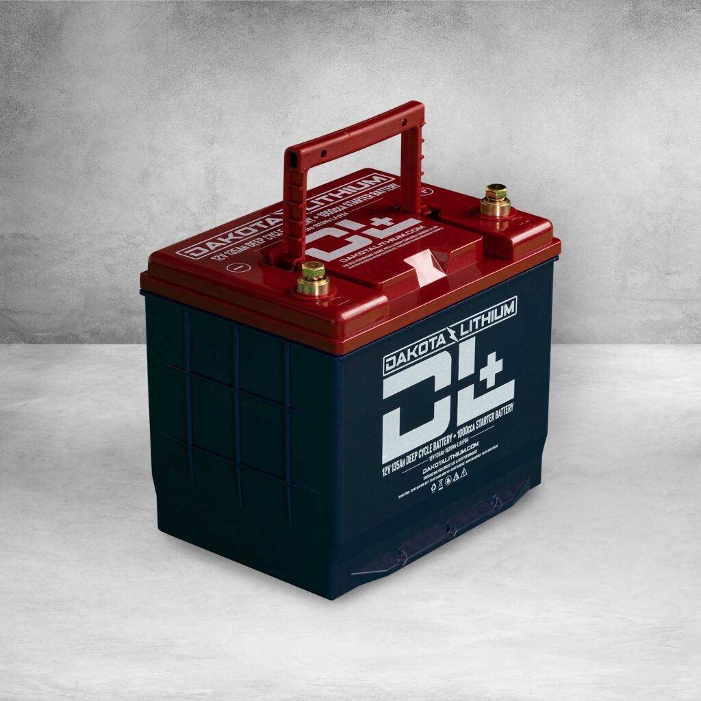 Dakota Lithium PLUS 12V 135AH Dual Purpose 1000CCA Starter Battery