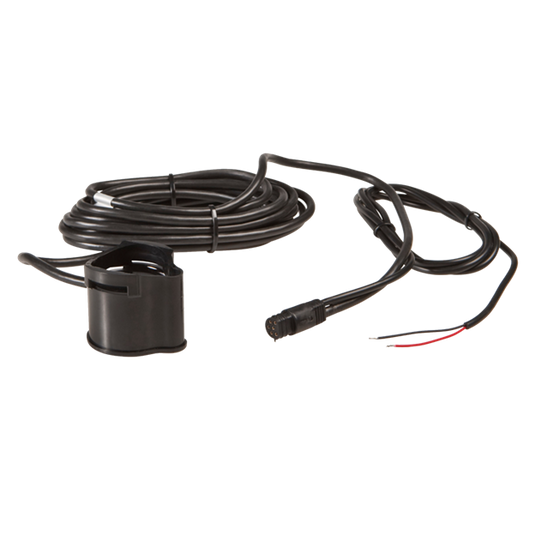 83/200kHz Shoot Thru Hull Transducer For Black Uniplug Connectors