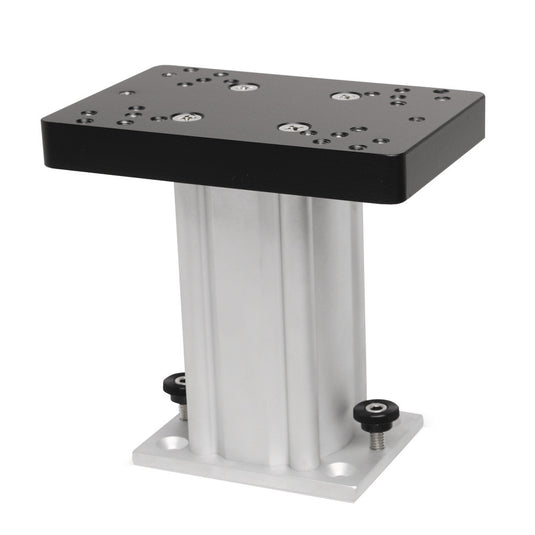 Aluminum Fixed Base Downrigger Pedestal<span> - </span>6”
