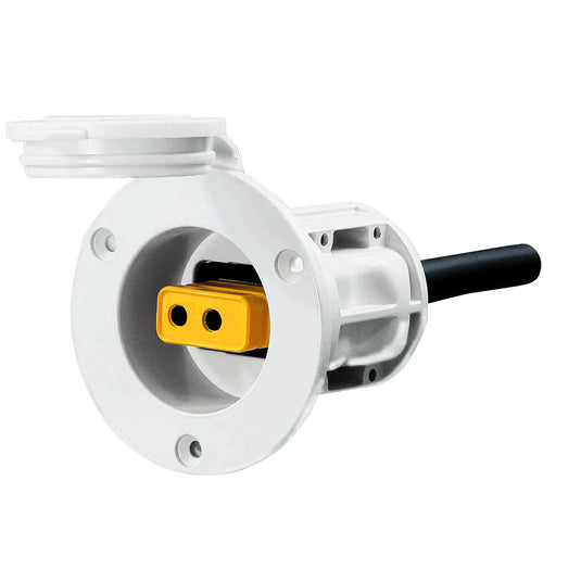 Flush Mount Power Port<span> - </span>White