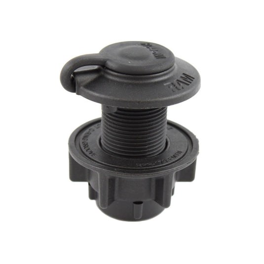 RAM-114FMTU - RAM ROD Round Flush Base for Spline Posts