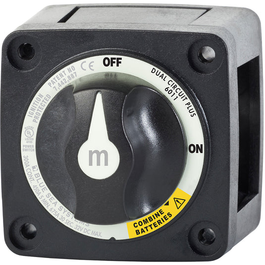 m-Series Mini Dual Circuit Plus Battery Switch