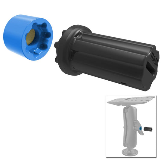 RAP-S-NUT5U - RAM Mounts Pin-Lock Security Nut for D & E Size Socket Arms