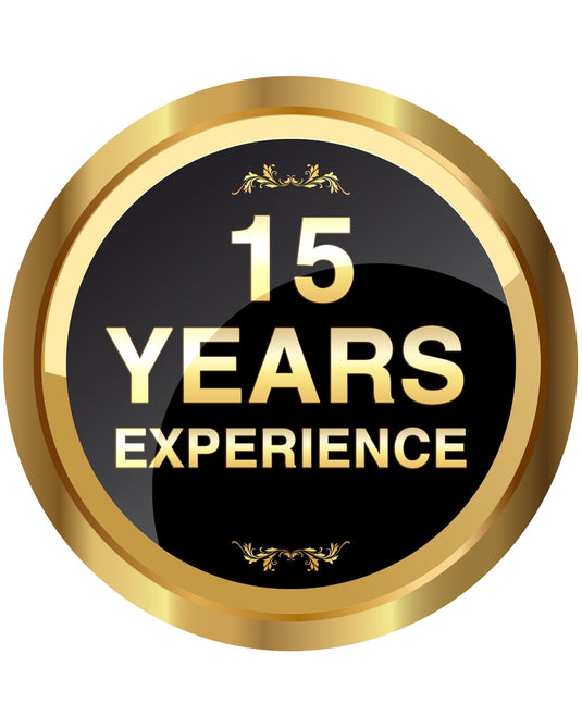 15+ YEARS OF EXPERIENCE