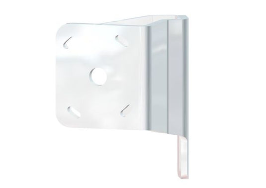 Braced Side Mount to Jackplate 2 inch Setback 2 inch Rise Port Side White