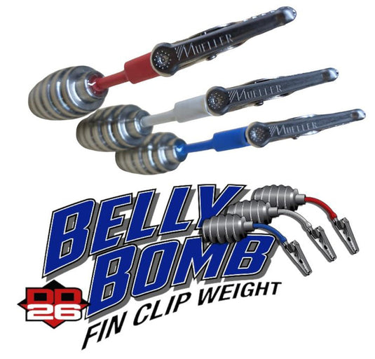 Plomb agrafe Belly Bomb 1,25 once (lot de 3)