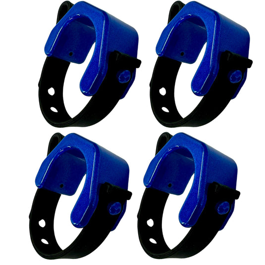Cable King Wire Management Billet Clips<span> - </span>Blue