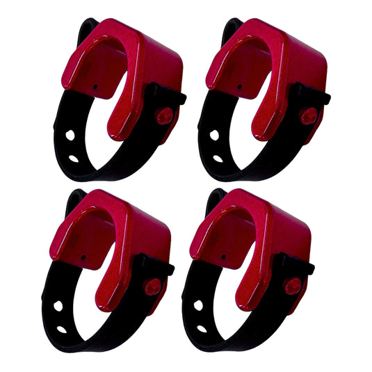 Cable King Wire Management Billet Clips<span> - </span>Red