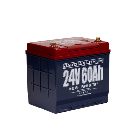 24V 60Ah Deep Cycle LiFePO4 Battery