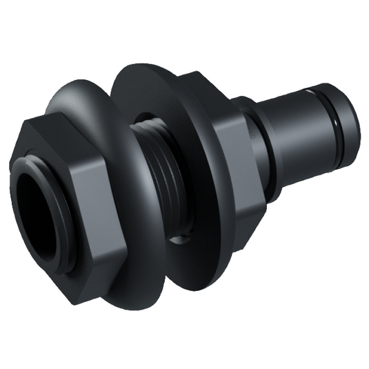 Thru-Hull 3/4″ Double-Nut Straight