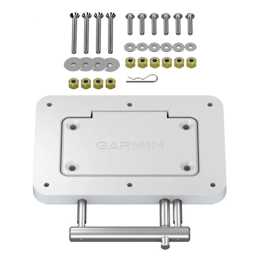 Trolling Motor Quick Release Plate System White
