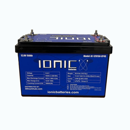 12V 150Ah Dual Purpose Starter Battery 1600 CA With Bluetooth