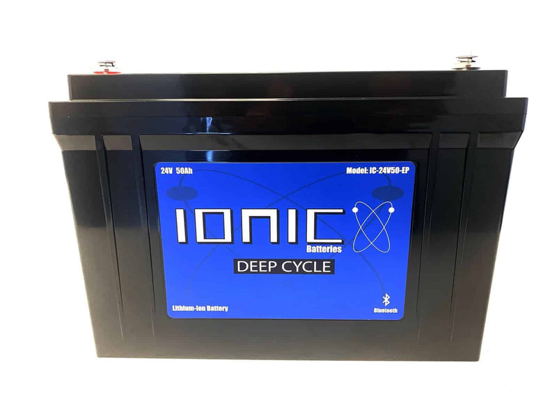 Chargez l'image dans la visionneuse de la galerie, Batterie à décharge profonde 24V 50Ah avec Bluetooth
