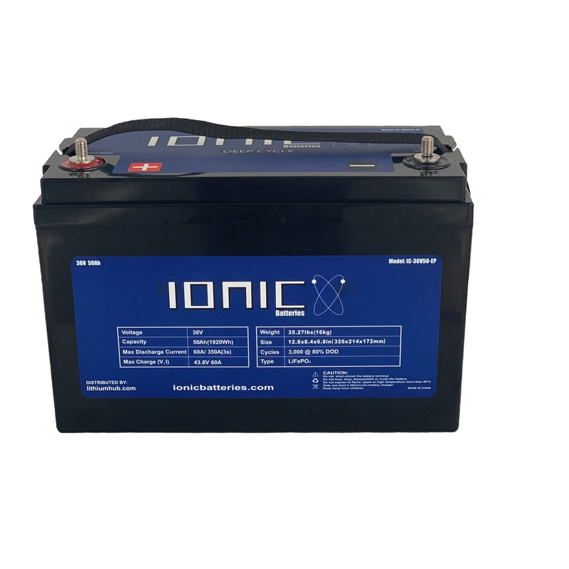 Chargez l'image dans la visionneuse de la galerie, Batterie à décharge profonde 36V 50Ah avec Bluetooth
