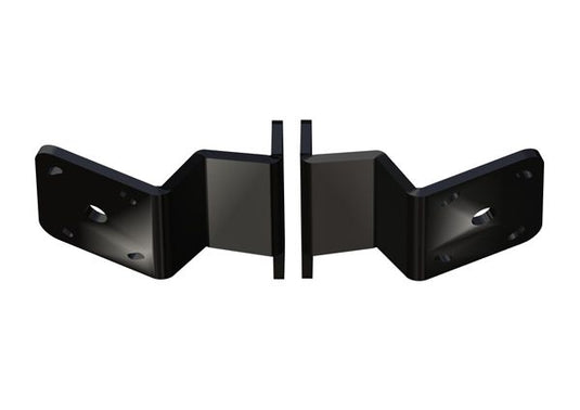 Dual Side Mount to Jackplate 2 inch Setback 6 inch Rise Port/Starboard Side Black