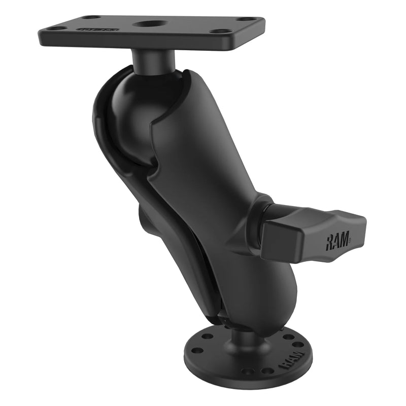 Load image into Gallery viewer, RAM-202-153-202U - RAM Mount Drill-Down Double Ball Mount for Humminbird Helix 5
