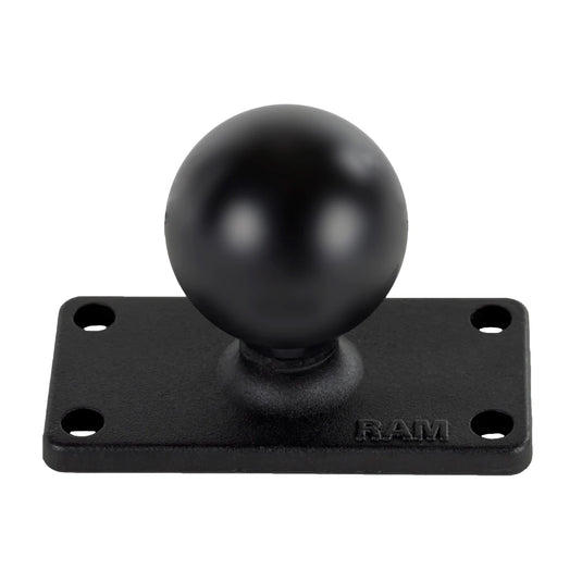 RAM-202U-153 - RAM Mounts 1.5â€ Ball Base with 1" x 2.5" 4-Hole Pattern (Helix 5)