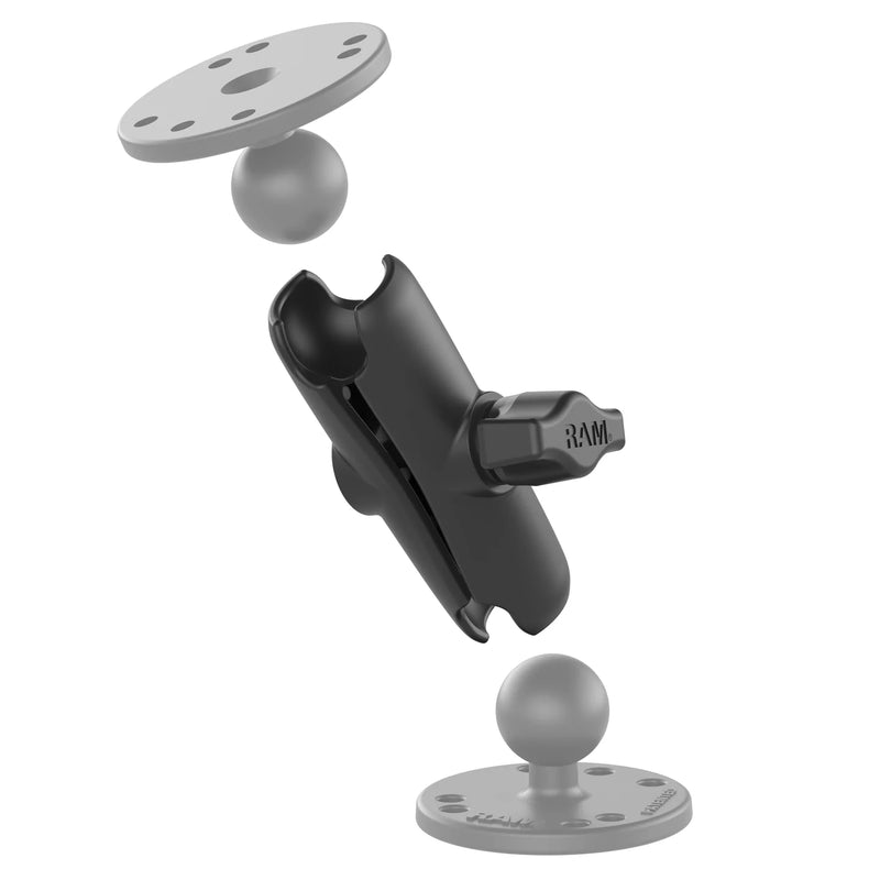 Load image into Gallery viewer, RAM-B-201U - RAM Mounts Medium Double Socket Arm for 1" Ball
