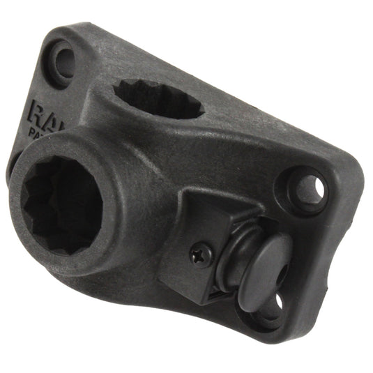 RAM-114BMPU - RAM-ROD Combination Bulkhead/Flat Surface Base with Plunger for Spline Posts