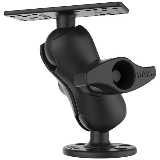 RAM-D-115-C - RAM Mounts Universal D Size Ball Mount with Short Arm for 9"-12" Fishfinders