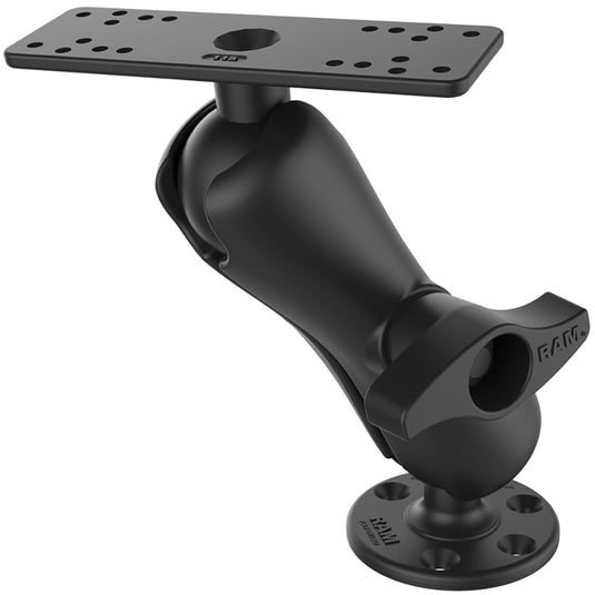 RAM-D-115 - RAM Mounts Universal D Size Ball Mount for 9"-12" Fishfinders