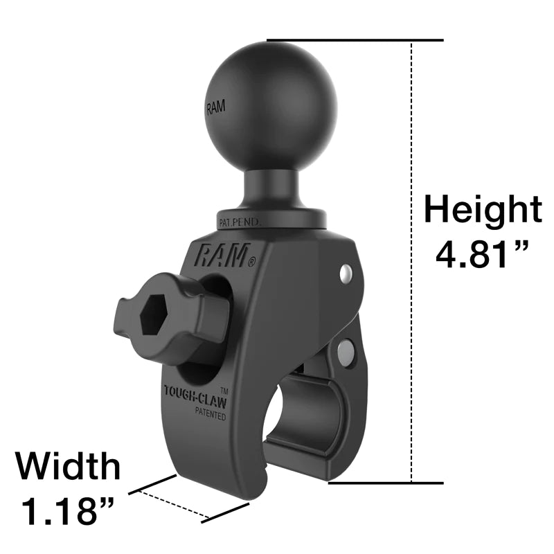 Load image into Gallery viewer, RAP-400U - RAM Mounts Tough-Claw Small Clamp Ball Base
