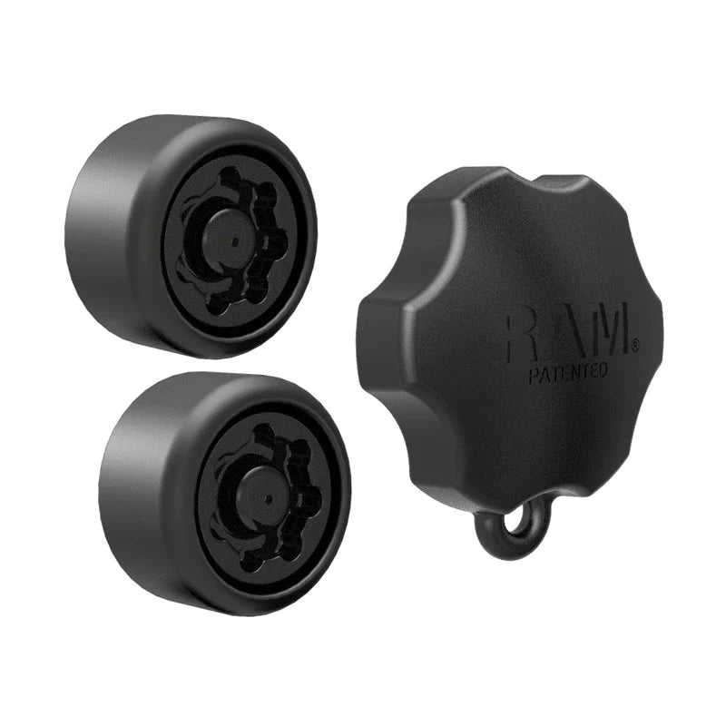 Load image into Gallery viewer, RAP-S-KNOB-109U - RAM Mounts Pin-Lock Security Kit for Single Swing Arm Mount
