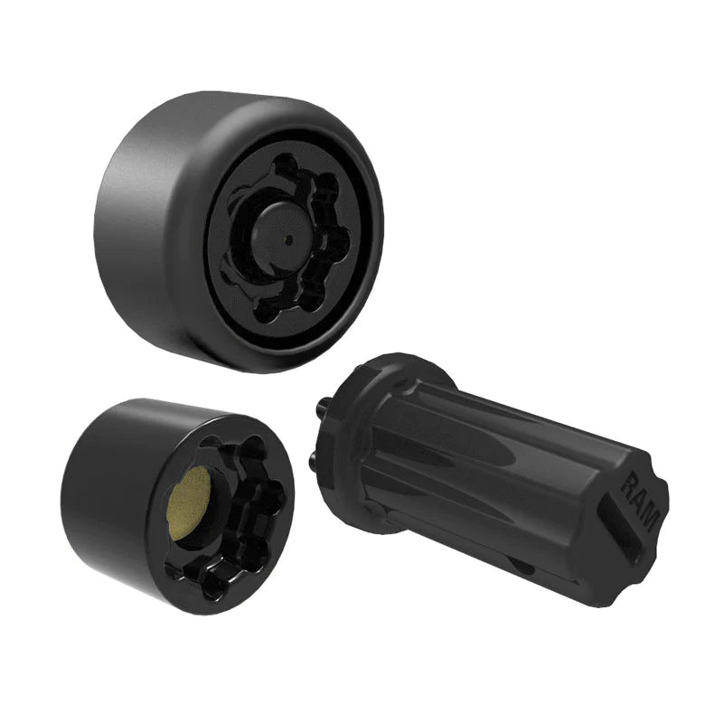 Load image into Gallery viewer, RAP-S-NUT5-GU - RAM Mounts Pin-Lock Security Kit for D &amp; E Size Socket Arms and Gimbal Brackets

