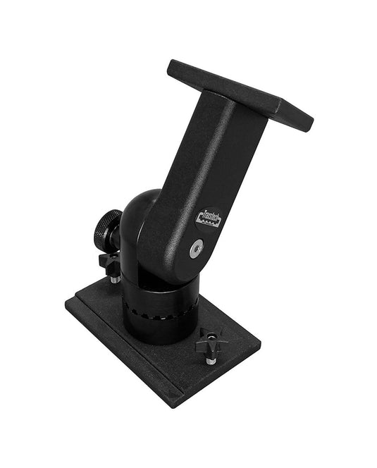 Adjustable Arm Mount With Lift And Turn Base<span> - </span>Black, 4 inch
