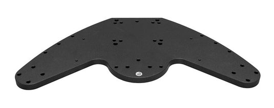 Dual Rod Holder Deep Wing Arm<span> - </span>Black