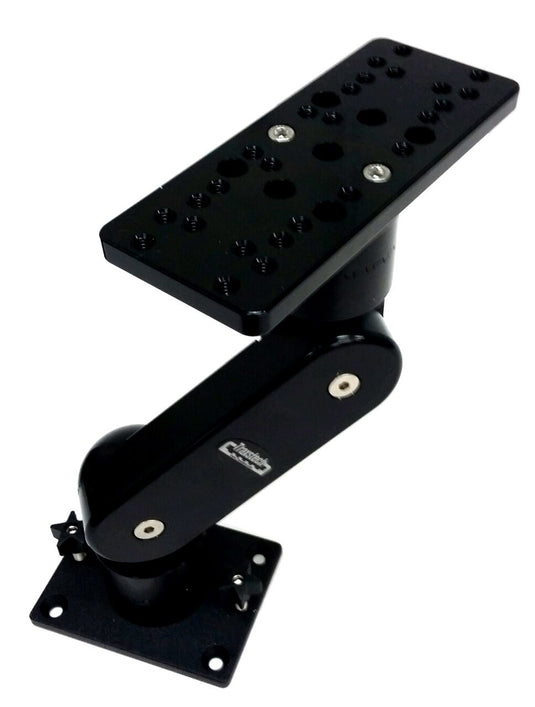 Dual Pivot Electronics Mount<span> - </span>Black, 8 inch