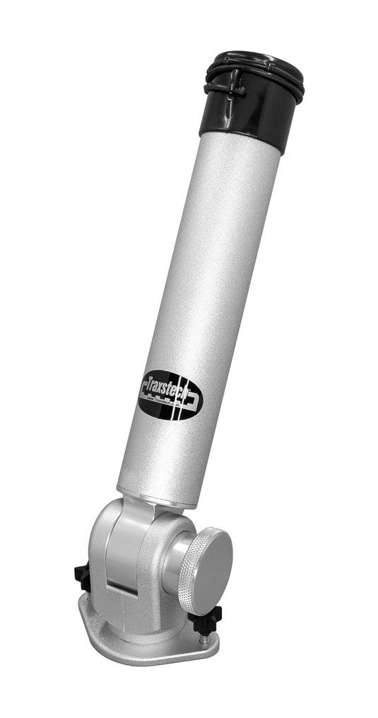 Ratcheting Rod Holder With Oval Base<span> - </span>Black