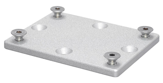 Electronics Deck Mount Plate<span> - </span>Silver