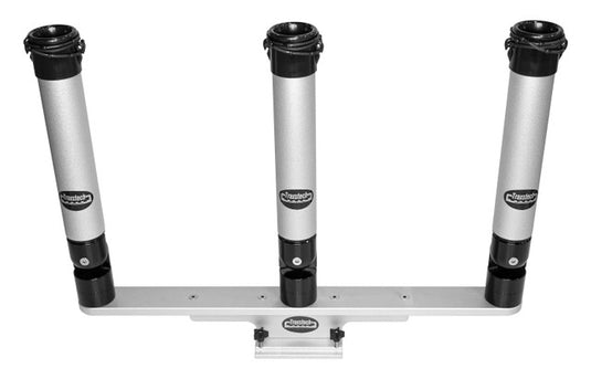 Triple Lift And Turn Rod Holder<span> - </span>Silver