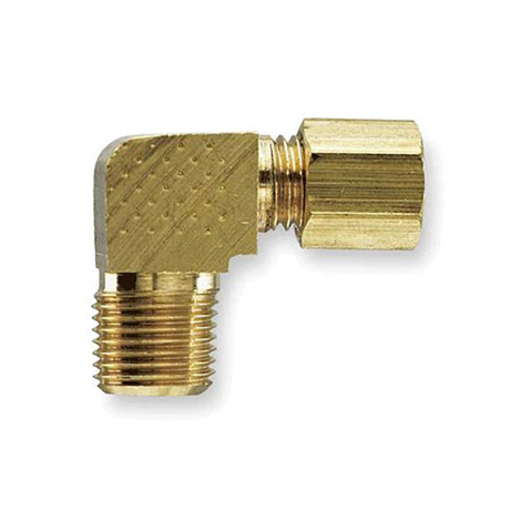 Cylinder Compression 90 Deg Fitting 5/16 in With Ferrule