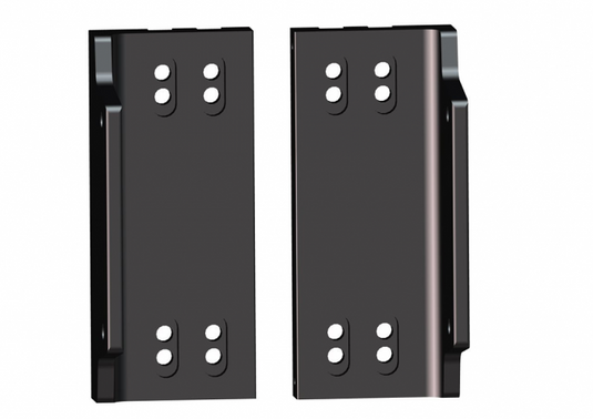 Dual Motor to Side Mount Adapters Black For Mercury Outboards