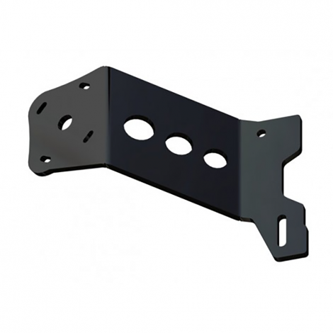 Between Jackplate or Transom and Motor 2 inch Setback 3 inch Rise Port Side Black