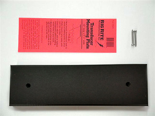 Plaque de transducteur horizontale<span> - </span>3,5” L x 12” l x 0,75 (Noir)
