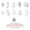 RAM-B-224-1U - RAM Mounts Twist-Lock Suction Cup Base with 1” Ball - Image 3