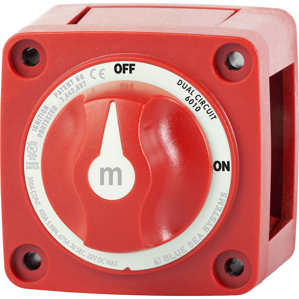 Blue Sea m-Series Dual Circuit Battery Switch