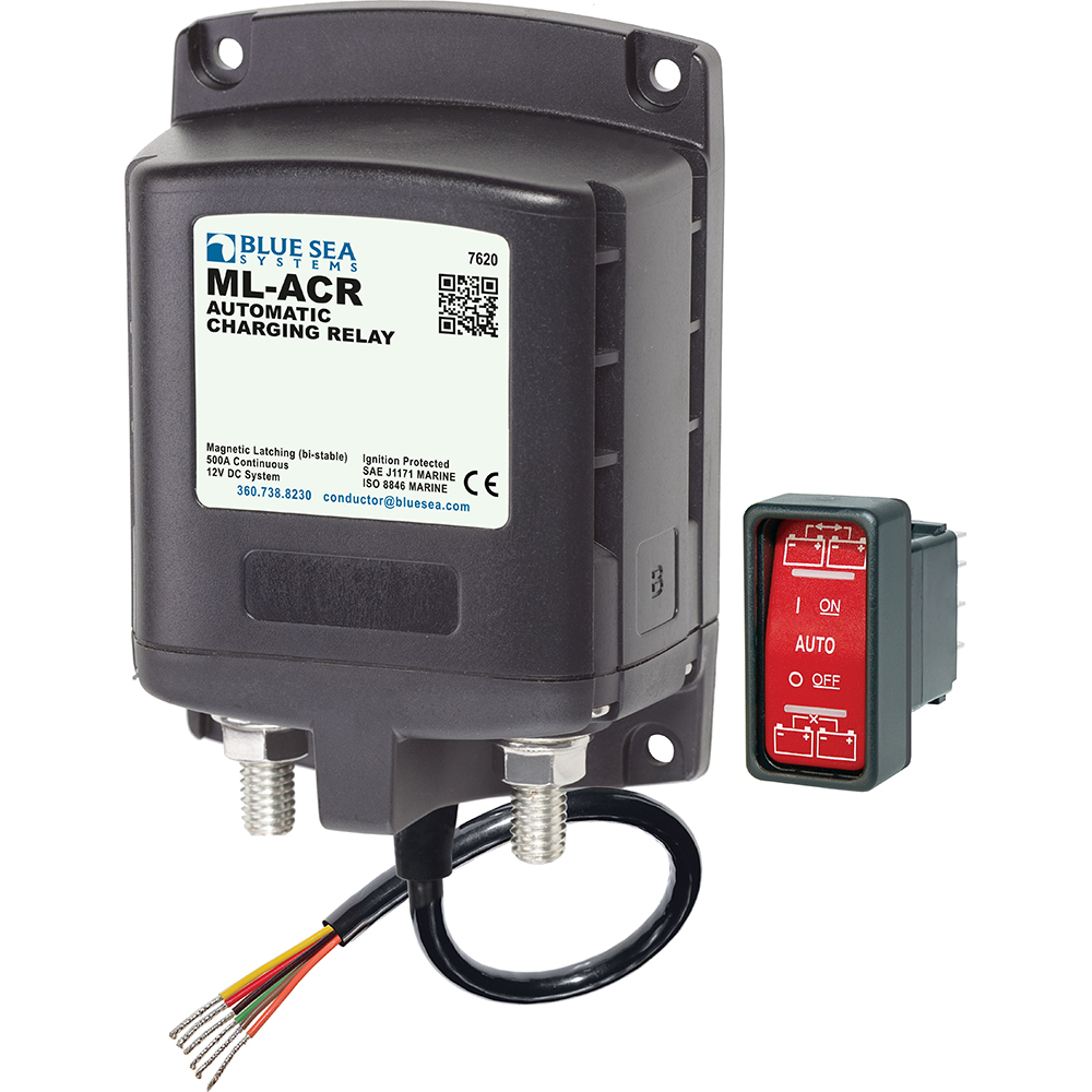 Blue Sea ML-Series Automatic Charging Relay With Magnetic Latch