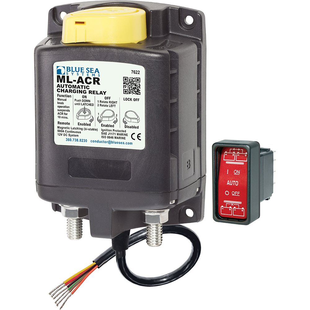 Blue Sea ML-Series Heavy Duty Automatic Charging Relay